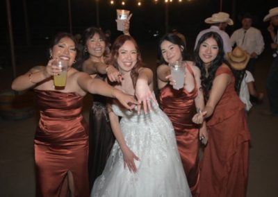 Bridesmaides At Thorsons Arena San Martin